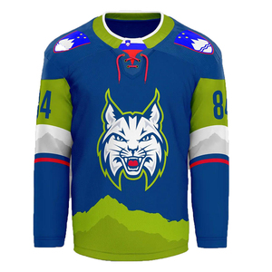 Maillot de hockey sur glace de haute qualité, sublimation, pour équipes scolaires, clubs sportifs et tournois, pour les fans de hockey, personnalisable - Product Image 1