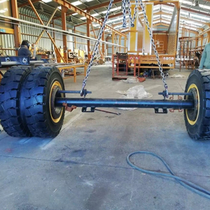 Neumático de caucho sólido 11.00-20 con llanta para remolque, montacargas y manipulador de contenedores - Product Image 3