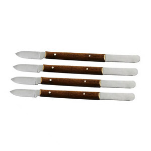 Lot de 4 Spatules Manuelles en Acier Inoxydable Allemand pour Cire Dentaire – Petites Couteaux à Sculpture et à Découper pour Technicien Dentaire - Product Image 5
