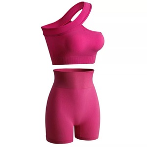 Wholesale Same Brand <b>Yoga</b> Set Women Solid Breathable Seamless Eco-Friendly High Waisted Workout <b>Pilates</b> Gym Leggings Front 2 - Product Image 5