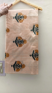 Tela de Tricot 100% Algodón al por Mayor, Estampado Floral a Mano, Ligera, Ecológica, Transpirable y Suave para Vestidos de Niñas - Product Image 4