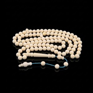 Rosario Islámico de Hueso de Camello con 99 Cuentas, Hecho a Mano, Ecológico, Moderno, Coleccionable, Tasbih Misbaha WAC-0915 - Product Image 4