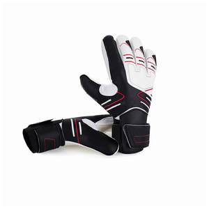 Gants de gardien de but professionnels de haute qualité antidérapants avec fermeture auto-agrippante en latex et tissu nylon, protection unisexe pour le football/soccer - Product Image 2