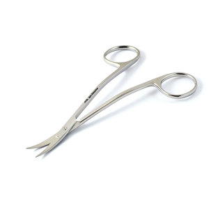 Tijeras Quirúrgicas Dentales Profesionales La Grange Curvas para Inserción de Suturas y Recorte de Tejidos, de Acero Inoxidable - Product Image 1