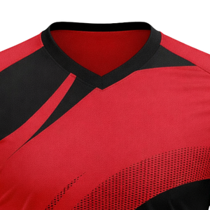 Camiseta de Fútbol Ajax Roja y Negra, Transpirable, Absorbente de Humedad, para Entrenamiento Deportivo, Uniforme de Equipo para Hombre y Mujer - Product Image 5