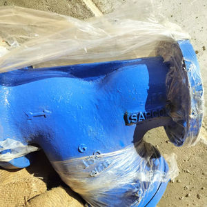 Filtre Y à bride en acier au carbone PN16 DIN, filtre Y en acier moulé WCB à bride pour l'eau - Product Image 1