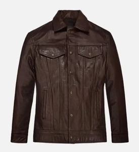 Veste en cuir durable pour homme, style streetwear, coupe droite, imperméable et coupe-vent, vente en gros, meilleur prix - Product Image 1