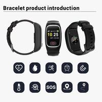 Reloj Inteligente L16 con GPS 4G, WiFi, LBS, TCP, Alarma de Caídas, SOS, PPG, Monitor de Salud y Seguridad para Personas Mayores