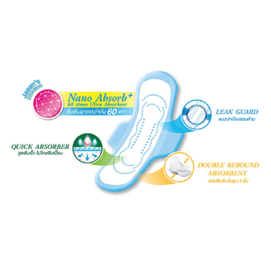 ผ้าอนามัยแบบใช้แล้วทิ้ง OEM/DOM Sanita Super Ultra Slim 0.1 Wing 24.5 ซม. ซึมซับดีเยี่ยม บรรจุ 10 ชิ้น แพ็คเกจไม้ไผ่เคลือบ PE แห้ง - Product Image 5