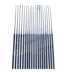 Ensemble de micro-dissecteurs de style Rhoton, 19 pièces, instruments de neurochirurgie, revêtement en titane, CE, neurochirurgie, avec étui de stérilisation - Product Image 1