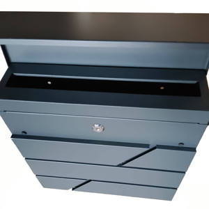 Boîte aux lettres murale en acier galvanisé, motif nature morte, style moderne, pour décoration de maison, appartement ou ferme - Vente en gros - Product Image 1