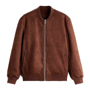 Veste en cuir d'hiver pour hommes de qualité supérieure en gros pas cher veste épaisse de haute qualité technique brodée support crocheté fini - Product Image 1