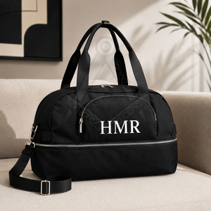 Bolsa de Viaje para Exteriores con Asas Cómodas y Logotipo Personalizado de la Hermandad Masónica, Unisex, para Sororidades y Fraternidades - Product Image 3