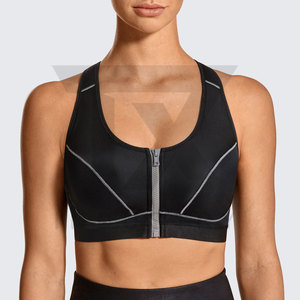 Soutien-gorge de sport personnalisé 2026 en tissu extensible respirant pour l'entraînement en salle et le fitness - Product Image 1