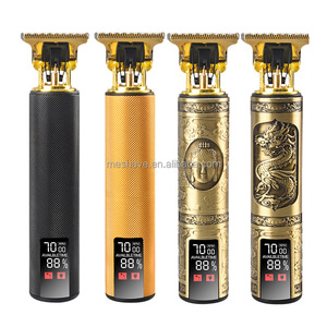 Tondeuse à cheveux professionnelle T9 vintage pour homme, avec affichage numérique LCD - Product Image 1