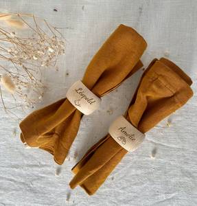 Anneaux de serviette en bois naturel rustique, accessoires de table faits à la main pour salles à manger, restaurants, hôtels et décoration d'événements - Product Image 4