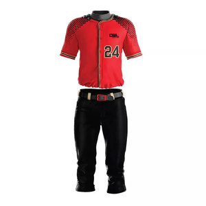 Uniforme de baseball de qualité supérieure pour hommes, coupe confortable, tissu respirant, tenue de sport pour le jour du match - Product Image 2