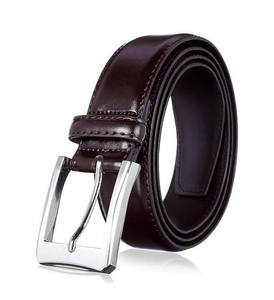 Cinturón de cuero genuino de vaca para hombre, estilo vintage, hebilla de acero ajustable, cinturón de cuero resistente. - Product Image 5