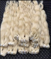 613 cheveux humains blonds Body Wave Bundles cheveux humains bruts poils bruns naturels perruques confortables fournisseur en Inde