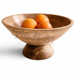 Luxury Wooden Fruit <b>Bowl</b> <b>Bowl</b> With Server Set - Product Image 2