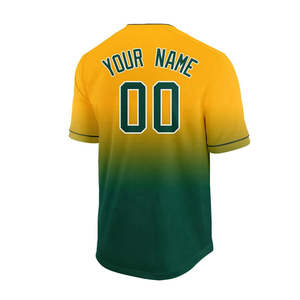 Venta al por mayor de ropa deportiva con diseño personalizado por sublimación para la industria, camiseta de béisbol naranja auténtica personalizada. - Product Image 6