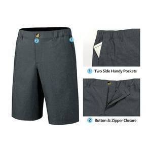 Shorts décontractés pour hommes les plus vendus – Style urbain, respirants, légers, taille élastique, motif uni, teinture unie - Product Image 4
