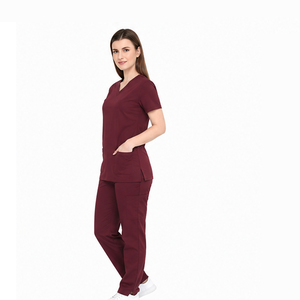 Uniforme Médico Quirúrgico para Mujer al por Mayor, Uniforme de Enfermería de Algodón y Poliéster Tejido, de Secado Rápido, Transpirable y Cómodo para el Cuidado de la Salud - Product Image 5