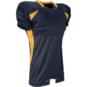 Maillot de football américain personnalisé pour homme, col en V, manches courtes, 100% polyester, maille respirante, vêtements de sport unisexes pour adultes - Product Image 5