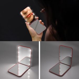 Specchio Tascabile LED Compatto con Ingrandimento 1X/3X, Pieghevole Portatile a 2 Lati, Luce per Trucco da Viaggio - Product Image 4