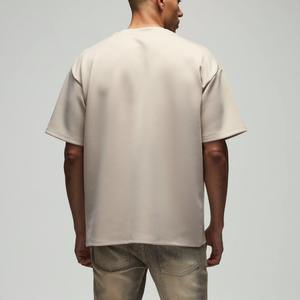 Premium Quality Summer Casual Wear Heavyweight T-shirt Men 100% Cotton Loose Fit Private Label Heavyweight Oversized T Shirt Bul - Product Image 3
