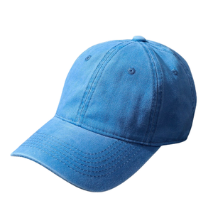 Casquette de baseball personnalisable en coton lavé, style vintage décontracté, 6 panneaux, visière incurvée, sangle réglable, casquette vierge, logo personnalisé, streetwear - Product Image 6