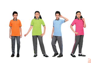 Conjunto de uniforme de ropa deportiva escolar hecho a medida para unisex, incluye Camiseta de cuello redondo y pantalones de chándal - Product Image 5