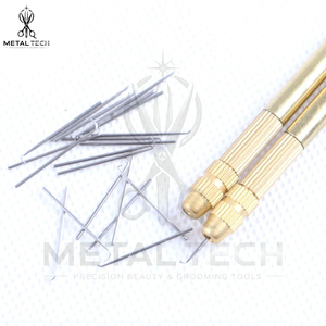 Lot de 3 aiguilles de ventilation en laiton pour la pose d'extensions capillaires et la fabrication de perruques en dentelle – Outil professionnel - Product Image 6
