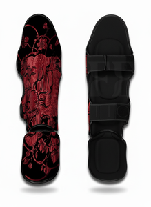 Protections de tibias de Muay Thai légères et confortables de qualité supérieure pour la boxe, le MMA, le kickboxing, entraînement, protections pour adultes et enfants - Product Image 3