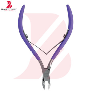 ที่ตัดหนังกำพร้าแบบมือจับเคลือบสีม่วงตามหลักสรีรศาสตร์  ทำจากสแตนเลสสตีล  สำหรับตัดเล็บมือและเล็บเท้า  เครื่องมือทำเล็บมือและเล็บเท้าระดับมืออาชีพ - Product Image 3