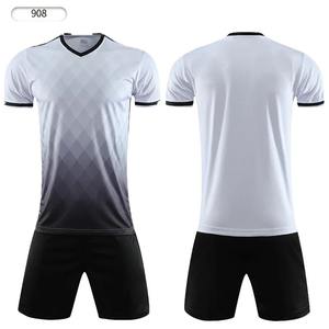 Maillot de football unisexe pour enfants, ensemble de maillots de football personnalisés, uniforme en polyester à séchage rapide, JLS908 - Product Image 3