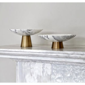 Gorgeous Look Fancy Designer Gold Plated And White Color Powder Coated <b>Prime</b> Quality Metal Food And <b>Chocolates</b> Serving Bowls - Product Image 6