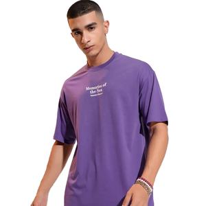 T-shirt personnalisé 100% coton T-shirt surdimensionné de sport d'entraînement de gymnastique lourd pour les hommes imprimé Style décontracté respirant grande taille - Product Image 1