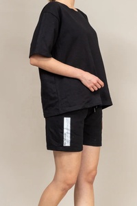 เสื้อยืดและกางเกงขาสั้นชุดเซ็ต 2 ชิ้น ลายเสือดาว สำหรับผู้ชาย คอลเลคชั่นใหม่ ฤดูใบไม้ร่วง ผ้าฝ้าย 100% แห้งเร็ว สวมใส่สบาย รับผลิตแบบ OEM - Product Image 4