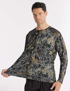 เสื้อเชิ้ตป้องกันแสงแดด UPF 50+ คุณภาพสูงสำหรับผู้ชาย แขนยาว เหมาะสำหรับเล่นกีฬาและล่าสัตว์ - Product Image 4