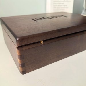 Premium Wooden Organizer <b>Box</b> with Magnetic <b>Lid</b> Custom Logo Wooden Packaging <b>Box</b> for Luxury Gift Presentation and <b>Storage</b> - Product Image 4