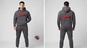 Custom <b>Men</b>’s Grey Hoodie Tracksuit <b>Set</b> 2 Piece Fleece Jogger Sweat Suit Sportswear OEM ODM Private Label Clothing Manufacturer - Product Image 3
