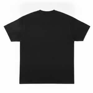 T-shirt vintage délavé à imprimé en relief, motif graphique personnalisé, pour homme, coupe oversize, en coton épais, délavé à l'acide, imprimé 3D, style streetwear - Product Image 2