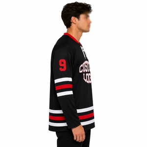 Neuestes Design Erwachsenen Sommer Eishockey Trikot 100% Polyester Atmungsaktiv Schnelltrocknend Sportbekleidung Großhandel Günstiger Preis - Product Image 2