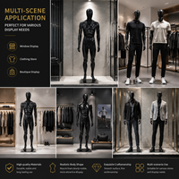 Mannequin ajustable corps entier, mannequin masculin sexy amovible pour l'affichage de vêtements