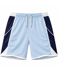 Ensemble de vêtements de sport pour hommes, t-shirt et short bleu marine clair, respirant, séchage rapide, tenue de sport, course à pied, entraînement, vêtements de sport - Product Image 2