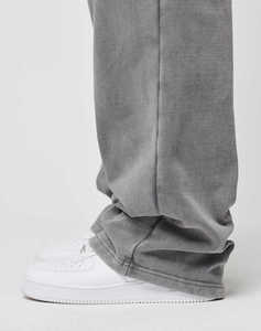 <b>Men's</b> Gray <b>Harem</b> Sweatpants Elastic Waist Drawstring Closure Side Pockets Casual Loose Fit Lightweight Nonwoven Cotton <b>Pants</b> - Product Image 2