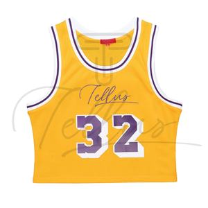 Uniformes de Baloncesto Personalizados para Mujer, Impresos, Transpirables, de Secado Rápido, sin Mangas, 100% Poliéster - Product Image 1