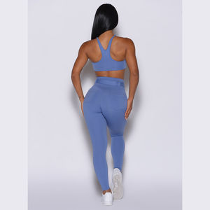 เลกกิ้งรุ่นใหม่ล่าสุดแบบครอสโอเวอร์ลายมอคค่ามาร์ล เอวสูงทรงเข้ารูป ดีไซน์ใหม่สำหรับออกกำลังกายและแฟชั่นสำหรับผู้หญิง - Product Image 5