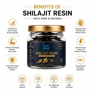 Résine de Shilajit de l'Himalaya 100% authentique de qualité supérieure, 15g, pure, extraite de haute altitude de la chaîne himalayenne - Product Image 3